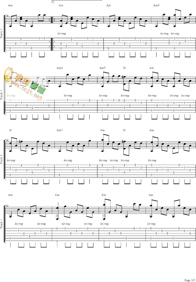 《橄榄树》_吉他谱-齐豫