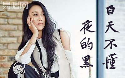 白天不懂夜的黑那英吉他谱 