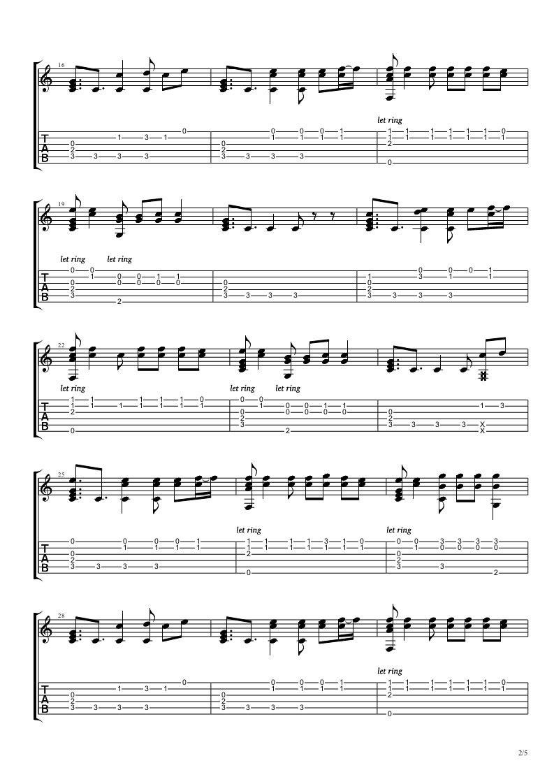 指弹-Try Everything(尝试一切 电影《疯狂动物城》主题曲)