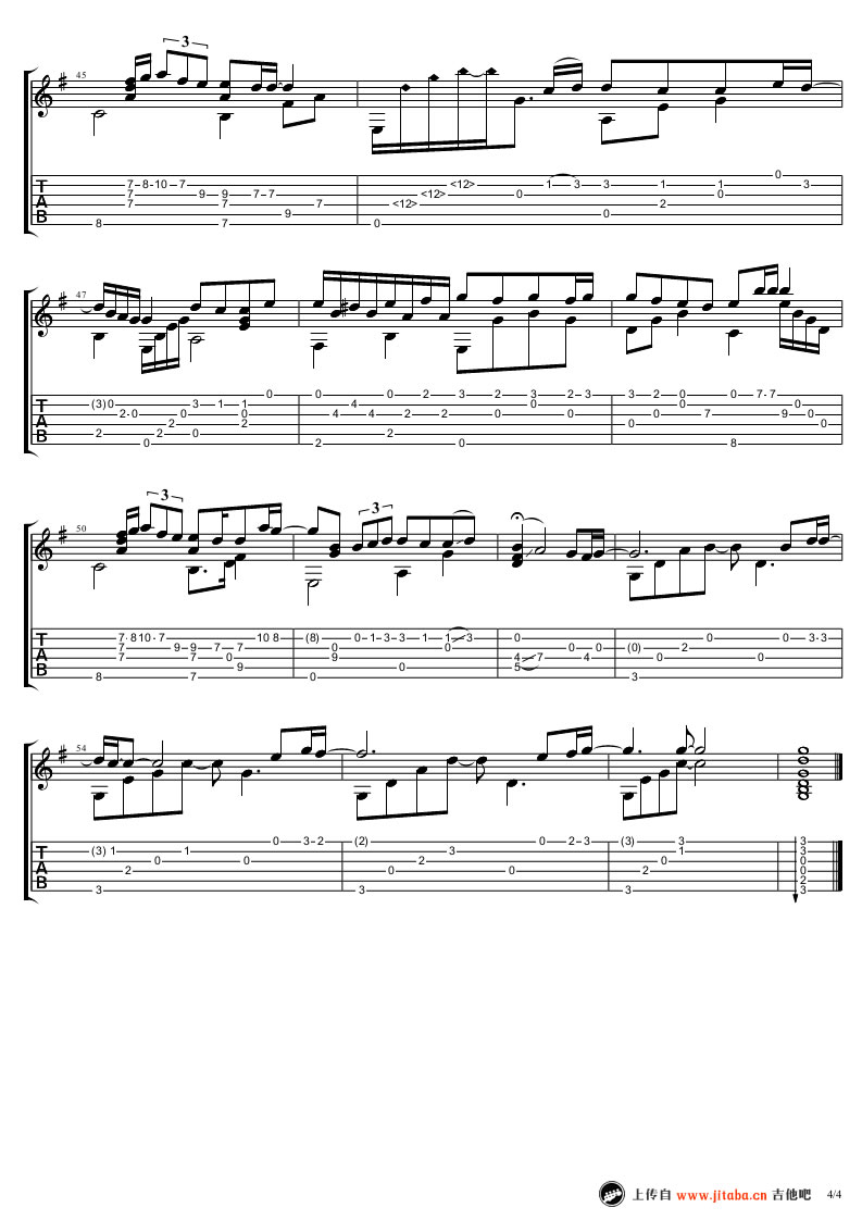 中岛美嘉雪の华吉他谱