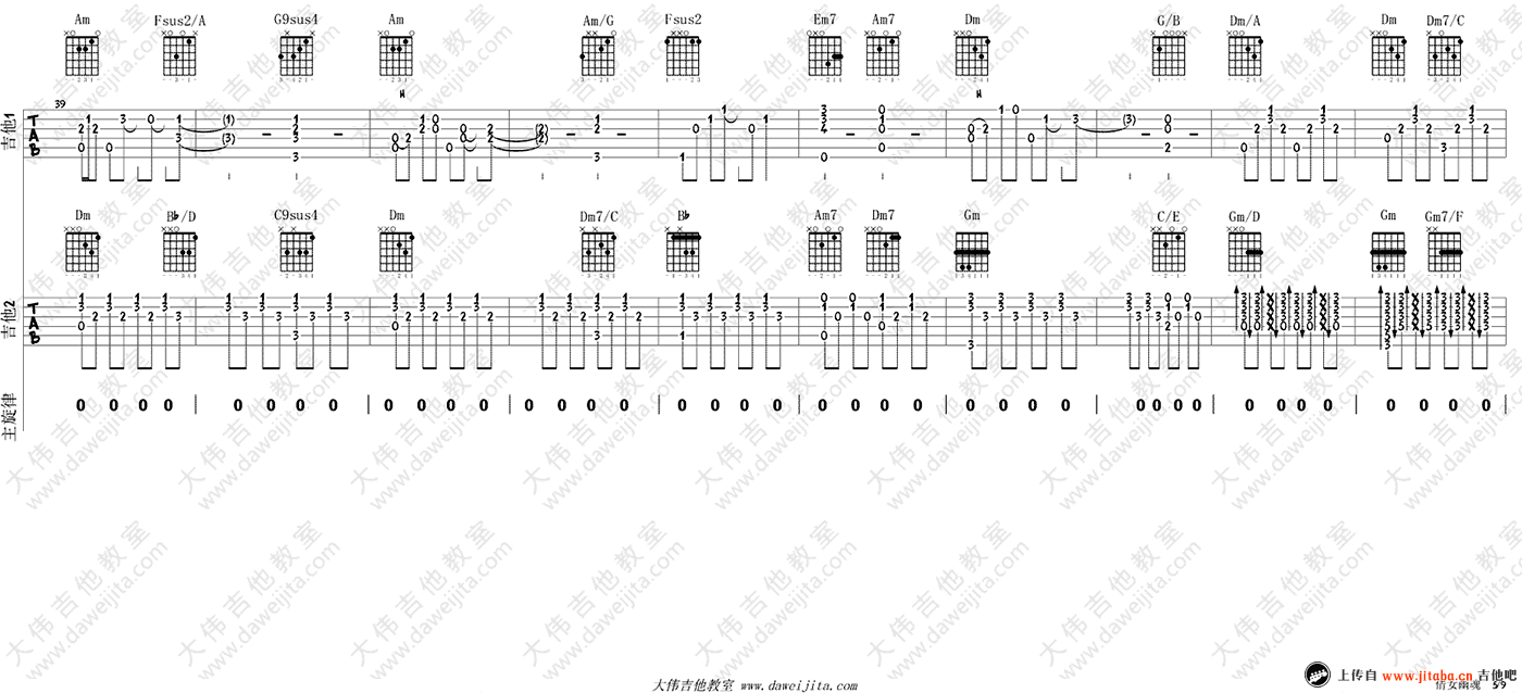 倩女幽魂吉他谱 张国荣吉他谱