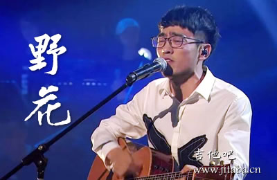 野花吉他谱 康树龙旦增尼玛 中国好声音