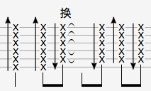 半拍换和弦 吉他谱