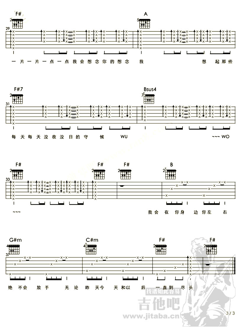 夏洛特烦恼吉他弹唱谱