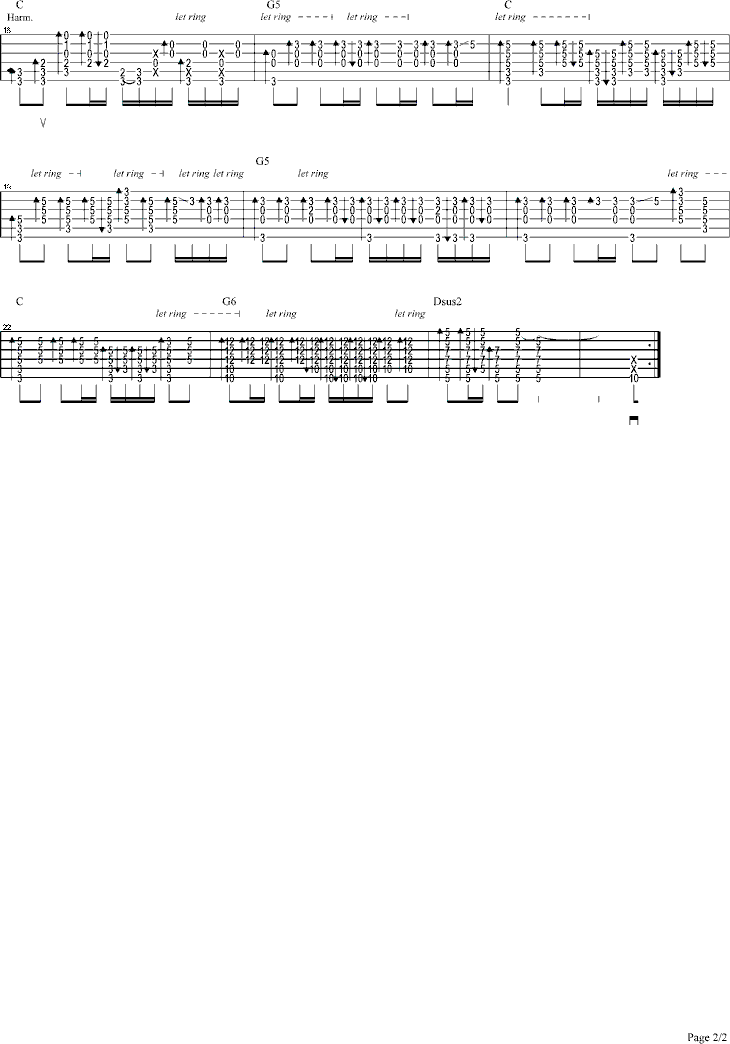 《蓝莲花》_吉他谱