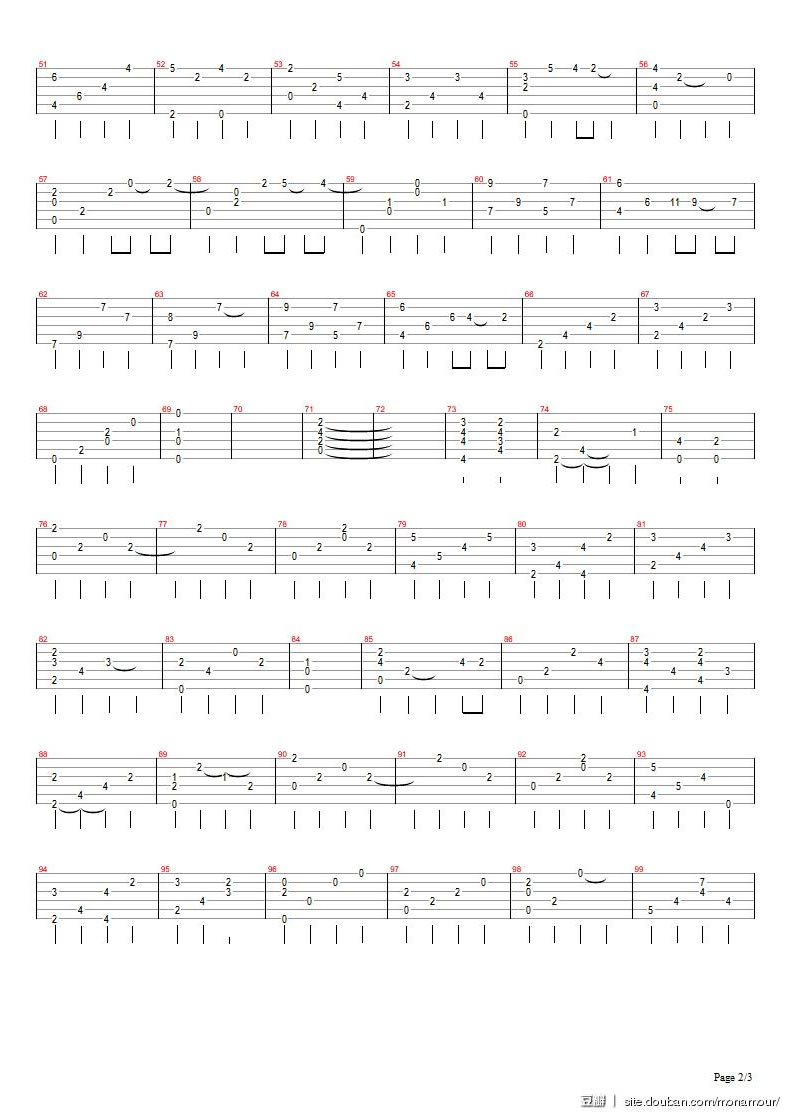 旧情人 我是时间的新欢六线谱