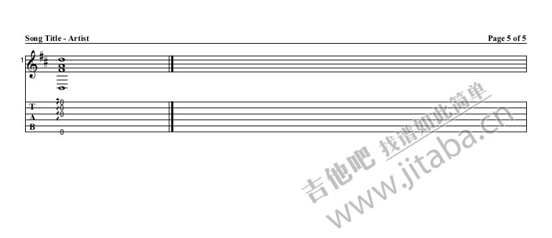 日剧《朝5晚9》吉他谱