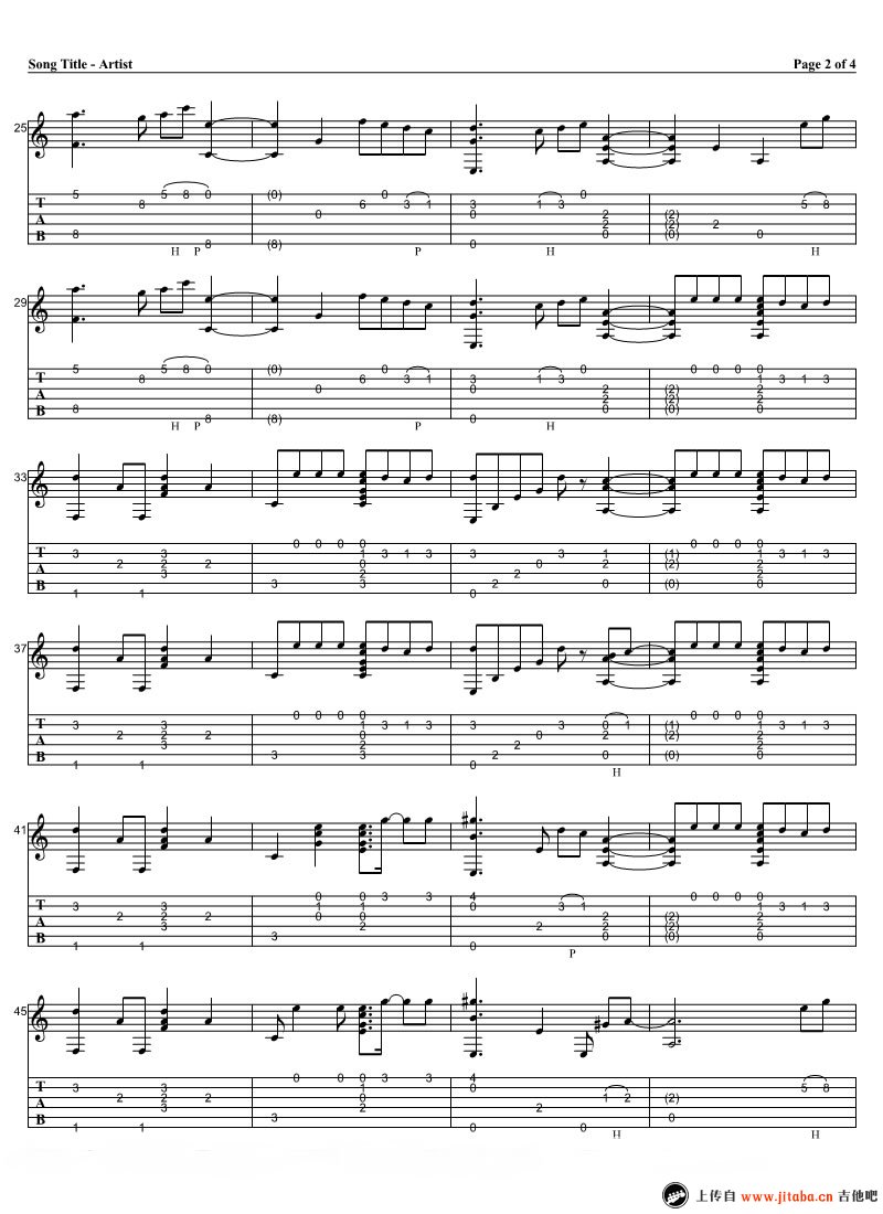 防弹少年团《save me》指弹谱