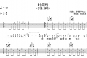 于潼-时间线吉他谱C调弹唱谱