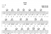 哈哈哈吉他谱 孟慧圆《哈哈哈》六线谱C调