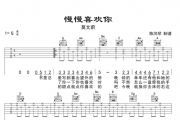 慢慢喜欢你吉他谱 莫文蔚-慢慢喜欢你六线谱G调