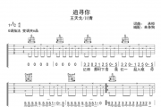 王天戈/川青-追寻你吉他谱六线谱G调指法