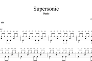 Oasis-Supersonic架子鼓谱爵士鼓曲谱