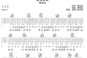 最佳损友吉他谱 陈奕迅《最佳损友》六线谱|吉他谱