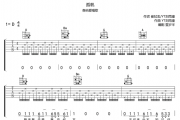 孤帆吉他谱 森屿爱唱歌《孤帆》六线谱D调吉他谱