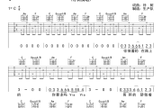 平凡之路吉他谱 朴树《平凡之路》六线谱C调吉他谱