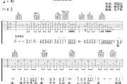 偏偏喜欢你吉他谱 陈百强《偏偏喜欢你》六线谱G调吉他谱
