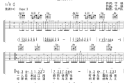 人间烟火吉他谱 程响《人间烟火》六线谱C调吉他谱