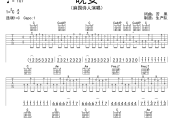 晚安吉他谱 麻园诗人《晚安》六线谱C调吉他谱