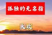 孤独的无名指简谱 大欢《孤独的无名指》简谱+动态视频G调