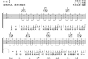 原谅吉他谱 张玉华《原谅》六线谱G调指法吉他谱