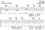 让她降落吉他谱 何璐-让她降落C调指法弹唱谱