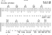 反派角色吉他谱 郭冠廷-反派角色六线谱无限延音制谱