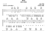 难却吉他谱 祥嘞嘞-难却六线谱无限延音制谱