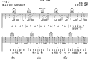 疯土吉他谱 刘森-疯土六线谱无限延音制谱