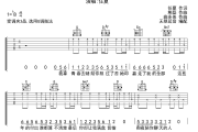 我拿青春爱错人吉他谱 任夏-我拿青春爱错人六线谱 无限延音制谱
