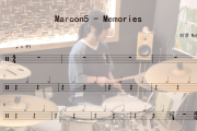 Memories鼓谱 Maroon5《Memories》架子鼓|爵士鼓|鼓谱