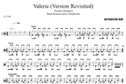 Mark Ronson/Amy Winehouse-Valerie(Version Revisited)架子鼓鼓谱