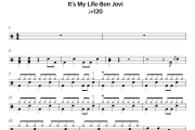 It's My Life鼓谱 Bon Jovi-It's My Life|爵士鼓谱