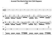 红辣椒（Red Hot Chili Peppers）《Around The World》架子鼓|爵士鼓|鼓谱