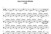 Joey鼓谱 Concrete Blonde《Joey》架子鼓|爵士鼓|鼓谱