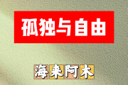 孤独与自由简谱 海来阿木-孤独与自由简谱A调