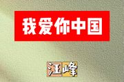 我爱你中国简谱 汪峰-我爱你中国 C调简谱