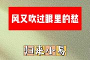 风又吹过眼里的愁简谱 归来小易-风又吹过眼里的愁简谱降E调