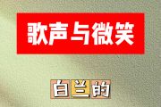歌声与微笑简谱 白兰的《歌声与微笑》(雷鬼版)简谱降B调