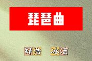 琵琶曲简谱 郑浩、冰洁《琵琶曲》简谱C调
