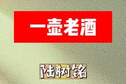 一壶老酒简谱 陆树铭《一壶老酒》简谱G调