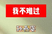 我不难过简谱 孙燕姿《我不难过》简谱#E调